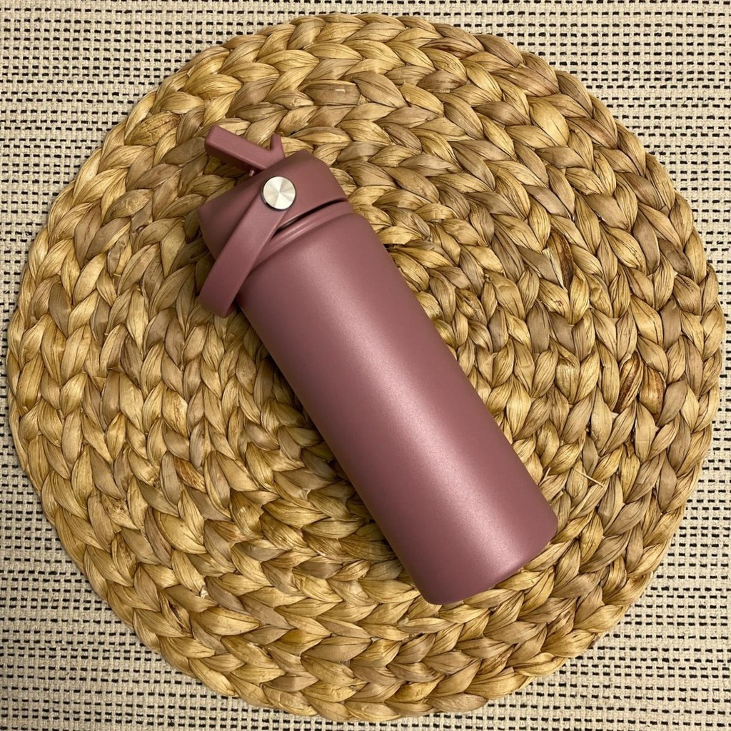 Stainless Steel Water Bottle 500ml | Dark Pink