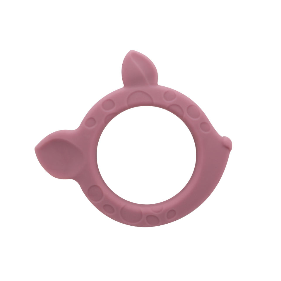 Silicone Ring Deer Teether