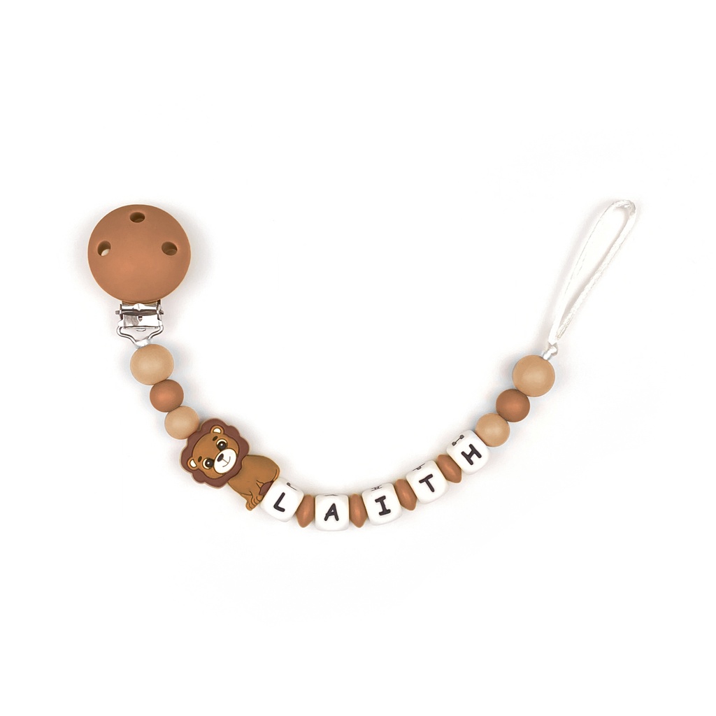 Lion Pacifier Clip
