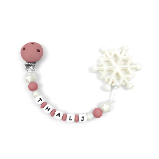 Snowflake Teether Chain | Pearl
