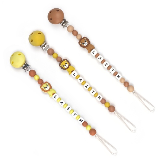 Lion Pacifier Clip