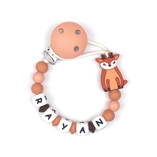 [Deer_Chain] Deer Pacifier Clip
