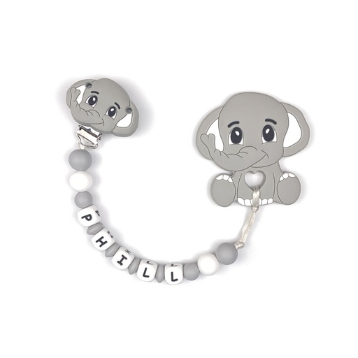 [Cute_Elephant_Teether_Chain] Cute Elephant Teether Chain
