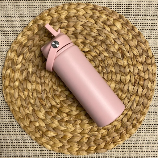 Stainless Steel Water Bottle 500ml | Baby Pink
