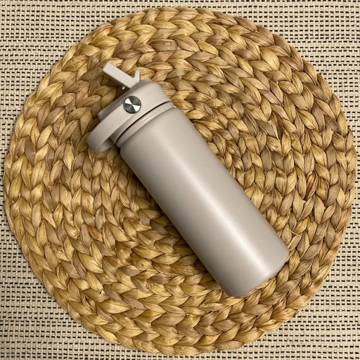 Stainless Steel Water Bottle 500ml | Beige